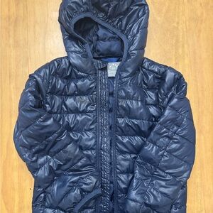 Primary Kids Navy Puffer Jacket 5